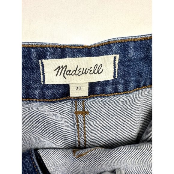 Madewell Two Panel Button Front Skirt size 31‎ Denim Blue - Picture 2 of 7